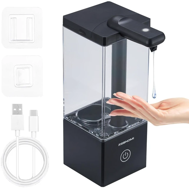 Main image of Automatic Liquid Soap Dispenser Touchless,16.5oz/490mL,USB-C Rechargeable | Dish Soap Dispenser,0.25s fast sensor,3 Adjustable Dispensing Levels, Waterproof ,Wall Mounted,for Bathroom, Kitchen, Office