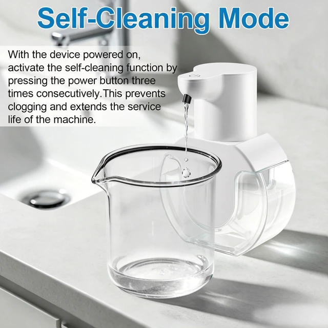 Alt view image 2 of 7 - 2 Pack Automatic Liquid Soap Dispenser,14.2oz/420ML Touchless Automatic Soap Dispenser,Rechargeabled Wall Mounted Smart Pump for Bathroom Kitchen