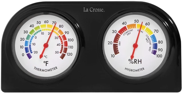Main image of 104-288 Analog Thermometer and Humidity Gauge