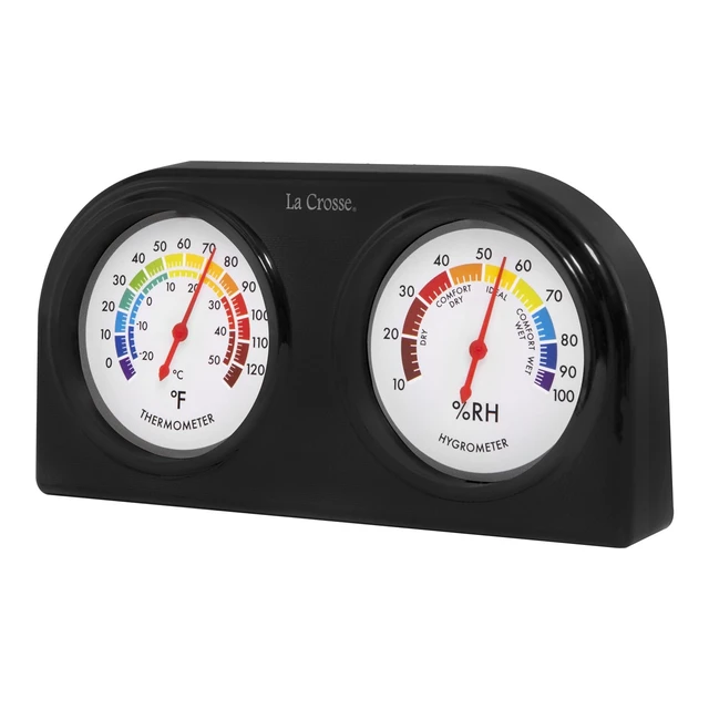 Alt view image 2 of 5 - 104-288 Analog Thermometer and Humidity Gauge