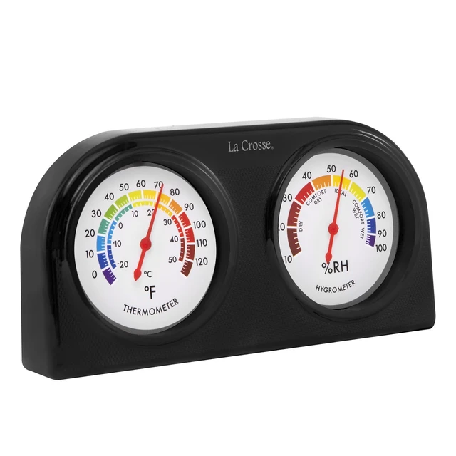 Alt view image 3 of 5 - 104-288 Analog Thermometer and Humidity Gauge