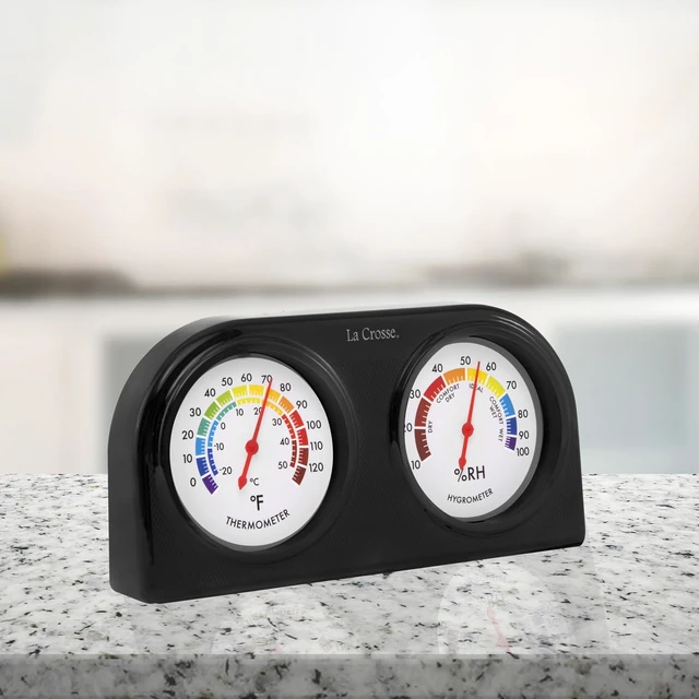 Alt view image 4 of 5 - 104-288 Analog Thermometer and Humidity Gauge