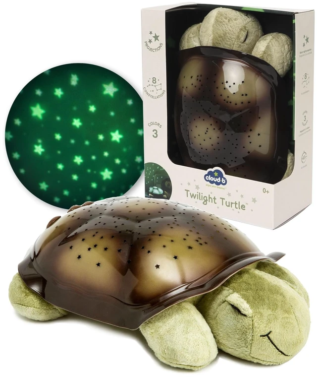 Main image of Calming Nightlight Star Projector | Gentle Brightness | 3 Colors | 8 Constellations | Auto-Shutoff | Twilight Turtle Green