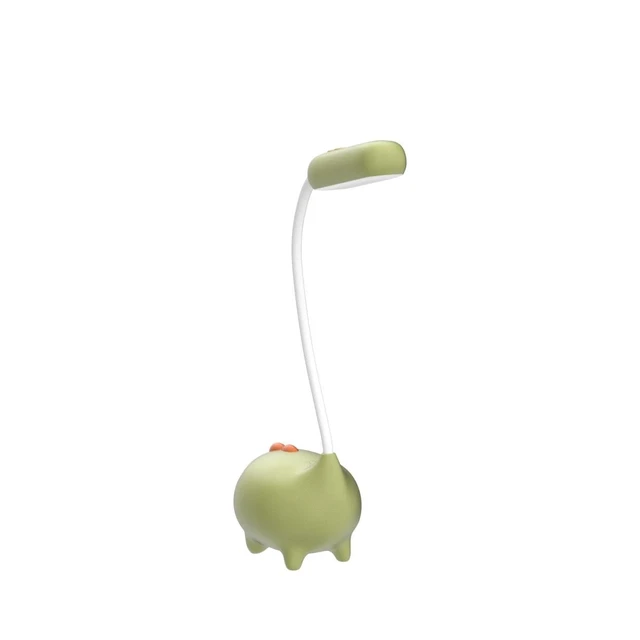 Alt view image 4 of 7 - LED Desk Lamp, Dinosaur Night Light for Kids, Cute Bedside Reading Light | Touch Control, 3 Color Modes, Adjustable Gooseneck, Nursery Room Decor Small Lights, Funny Gifts for Boys Girls Teens