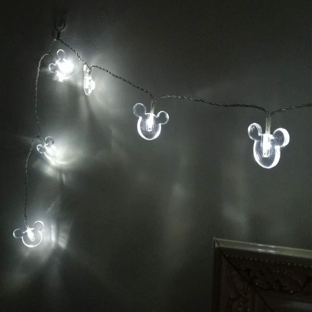 Alt view image 5 of 7 - 1.65m 10LEDs Decorative Cartoon Animal Mouse Night Mood Light Romantic Lamp for Home Indoor Bedroom Party Festival Décor(White)