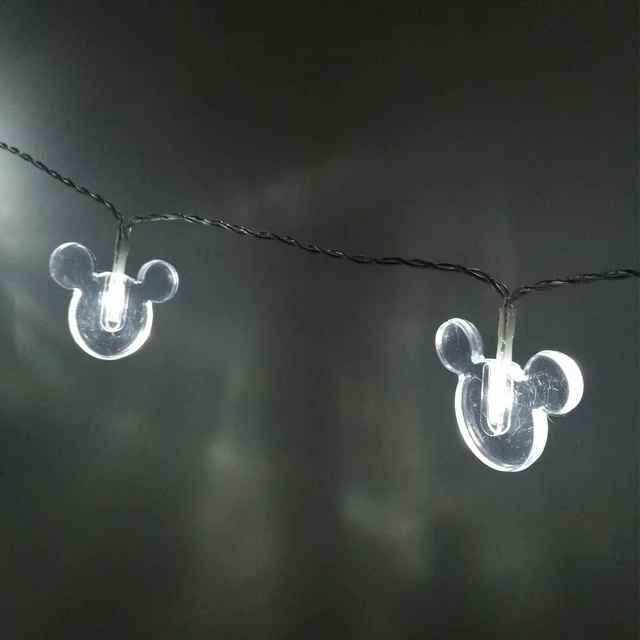 Alt view image 6 of 7 - 1.65m 10LEDs Decorative Cartoon Animal Mouse Night Mood Light Romantic Lamp for Home Indoor Bedroom Party Festival Décor(White)