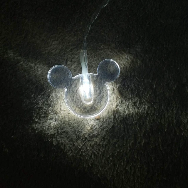 Alt view image 7 of 7 - 1.65m 10LEDs Decorative Cartoon Animal Mouse Night Mood Light Romantic Lamp for Home Indoor Bedroom Party Festival Décor(White)