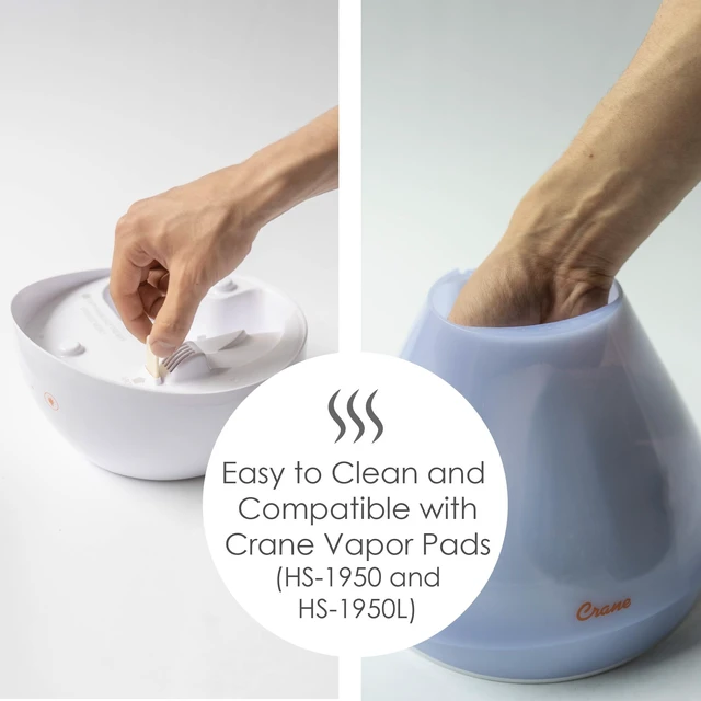 Alt view image 6 of 7 - 4-in-1 White Drop Ultrasonic Cool Mist Humidifier with Sound Machine, Night Light, Aroma Tray, 1 Gallon Top Fill White