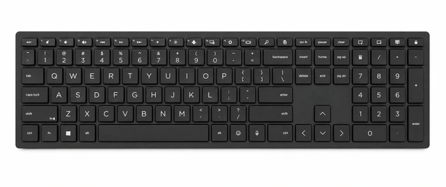 Alt view image 4 of 7 - 710 Wireless Keyboard and Mouse Combo, Slim Design with Silent Keys, 2.4GHz Lag-Free Connection, Multi-OS Compatible (Windows, Mac, Chrome) Black