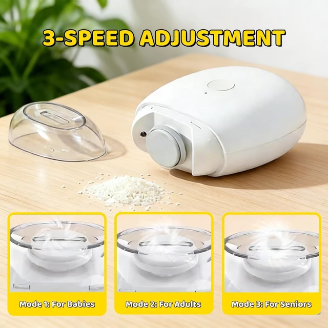 Alt view image 4 of 6 - Universal Auto Fingernail Grinder, Portable Electric Nail Clipper, 2026 New 3 in 1 One-Touch Nail Grinder with LED Light & 3 Speeds, Portable Silent Polishing Trimmer for Adults & Seniors