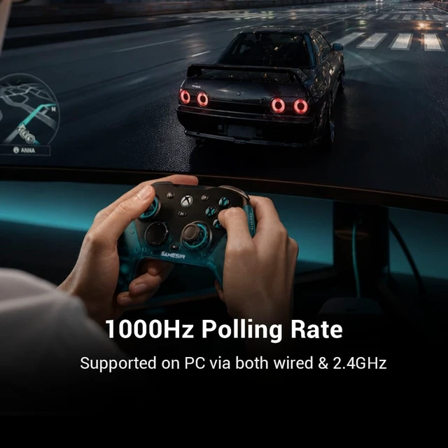 Alt view image 3 of 7 - G7 Pro Wired Controller for Xbox Series X|S, Xbox One, Wireless Gamepad for PC&Android with TMR Sticks, Hall Effect Analog Triggers, 1000Hz Polling Rate, 3.5mm Audio Jack - Aimlabs