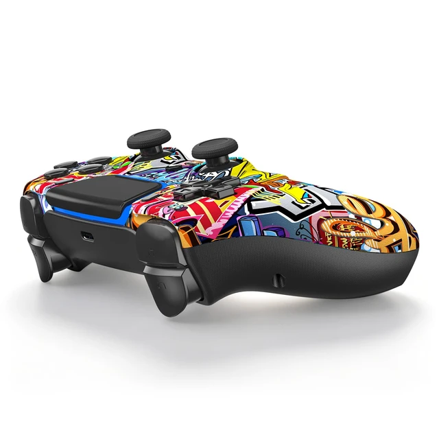 Alt view image 3 of 6 - Wireless Controller Compatible with PS5/Slim/Pro/PC | with Dual Vibration/6-Axis Gyro/3.5mm Audio Jack/1560mAh Battery/Touchpad/Microphone/Mute Button