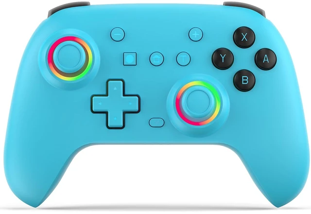 Main image of Wireless Controller for Nintendo Switch/Switch 2/Lite/OLED/PC - Ergonomic Gamepad with Turbo, Programmable Buttons, RGB Lighting, Wake-up Function & Dual Vibration