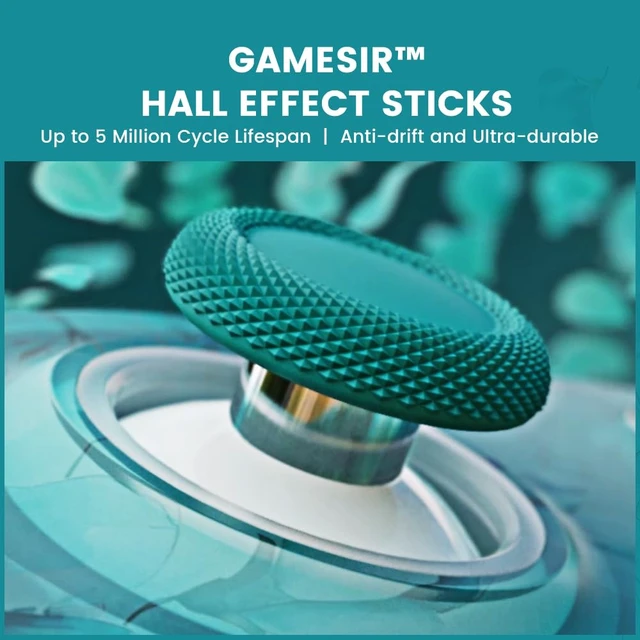 Alt view image 2 of 7 - T7 Pro Floral Wired XBOX Controller,Hall Effect,RGB,Trigger Stop,PC | Hall Effect Sticks & Triggers; 2 Remappable Back Buttons; Adjustable Trigger Stops; RGB Lighting Effects