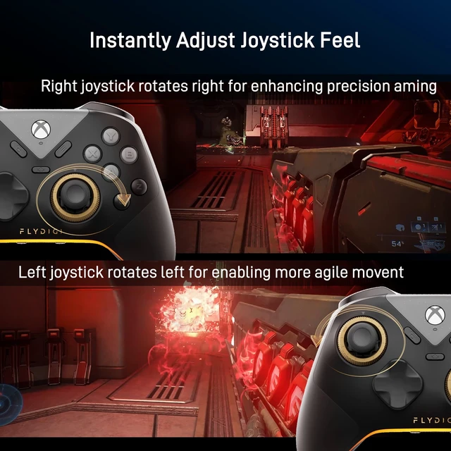 Alt view image 2 of 7 - VADER 5S Wired Controller for XBOX Series X|S, XBOX One, Windows | FORCEFLEX Adjustable Tension Structure, Hall Effect NO DRIFT, FORCESWITCH Triggers, 6 Remappable Buttons, 3.5mm Audio Jack