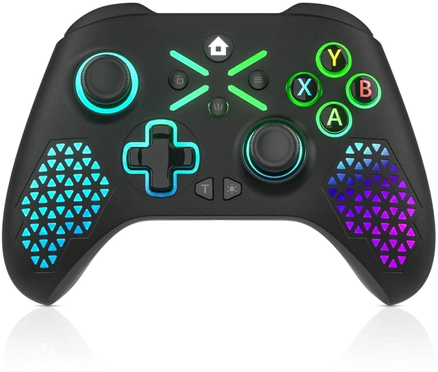 Main image of RGB Wireless Controller for Xbox Series X|S, Xbox One & Windows 10/11, Gaming Gamepad with Hall Trigger, Turbo, Macro, 3.5mm Audio Jack, 2.4GHz Adapter