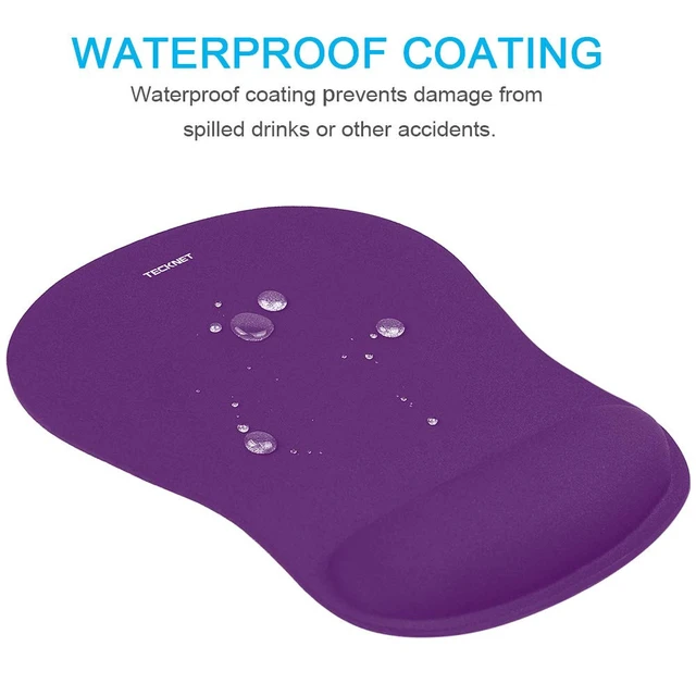 Alt view image 4 of 6 - Ergonomic Mouse Pad with Wrist Support | Soft Memory Foam, Fast Rebound, Pain ReliefWaterproof Surface, Non-slip Base