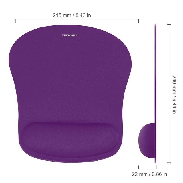 Alt view image 6 of 6 - Ergonomic Mouse Pad with Wrist Support | Soft Memory Foam, Fast Rebound, Pain ReliefWaterproof Surface, Non-slip Base