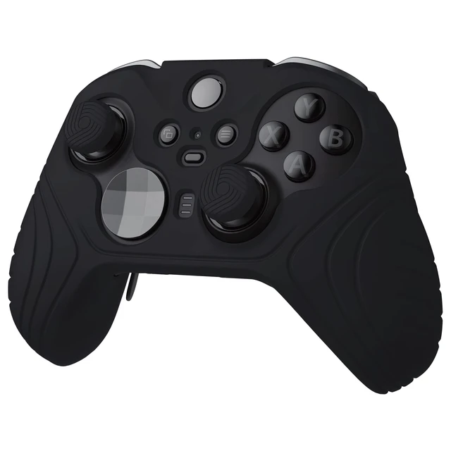Alt view image 7 of 7 - Samurai Edition Anti Slip Silicone Case Cover for Xbox Elite Wireless Controller Series 2 Core, Ergonomic Soft Rubber Skin Protector for Xbox Elite Series 2 with Thumb Grip Caps - Black