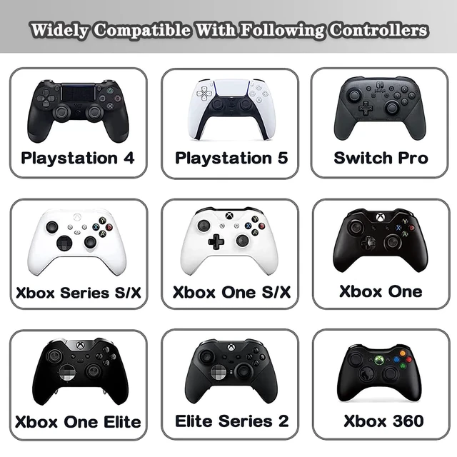 Alt view image 2 of 6 - Precision Rings, 24PCS Aim Assist Motion Controller 4 Different Strengths Motion Control Precision Target Control Rings Suitable for Xbox One, PS4, PS5, Xbox Series X, Switch, Switch Pro Accessories