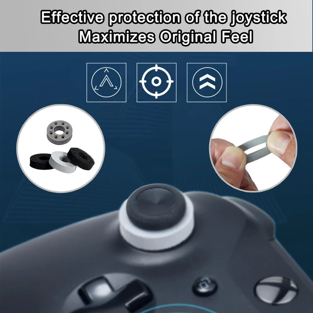 Alt view image 4 of 6 - Precision Rings, 24PCS Aim Assist Motion Controller 4 Different Strengths Motion Control Precision Target Control Rings Suitable for Xbox One, PS4, PS5, Xbox Series X, Switch, Switch Pro Accessories