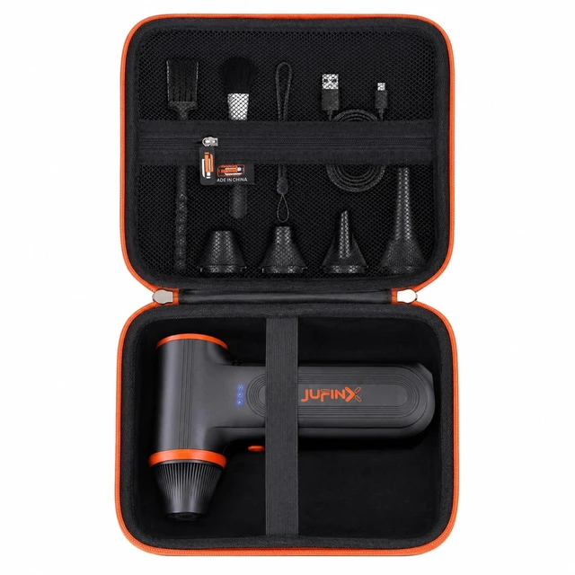 Main image of Hard EVA Carrying Case Compatible with TROIZO/JUFINX Compressed Air Duster 150000RPM Electric Air Duster, Poratble Travel Storage Box Organizer, Shockproof (Case Only)