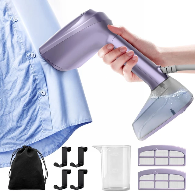 Main image of Vacuum Steamer for Clothes3500Pa Handheld Steamer for Fabric Grip | 2in1 Handheld Garment Steamer with Suction, 400ml Water Tank, Portable Fabric Wrinkle Remover for Travel, 110120V