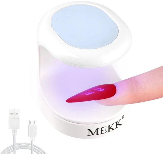 Main image of Mini UV LED Nail Lamp 16W Portable Flash Cure Light | Single Finger UV Nail Lamp for Gel Nails,Professional Flash Cure Lamp,compact for Home and Travel,Portable,Quick Drying,Blue
