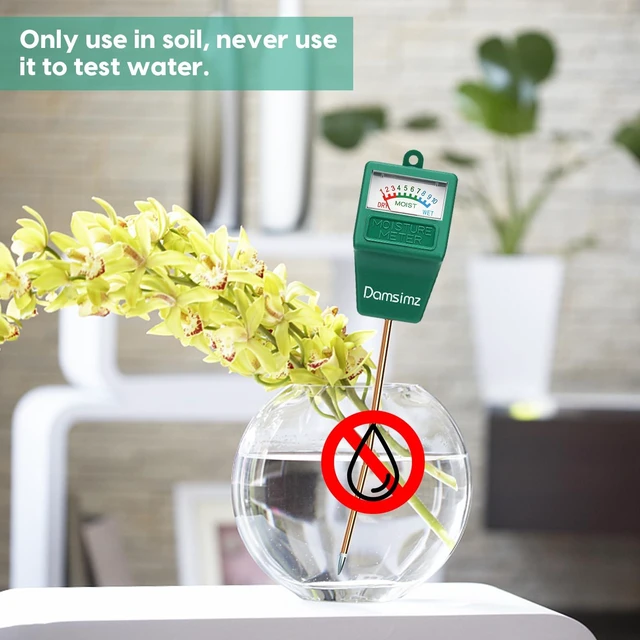 Alt view image 5 of 7 - Soil Moisture Meter for Plants, Plant Water Meter, Soil Tester | Plant Moisture Meter for Houseplants, Prevent Over & Underwatering, No Battery Needed, Hydrometer for Indoor & Outdoor Plants