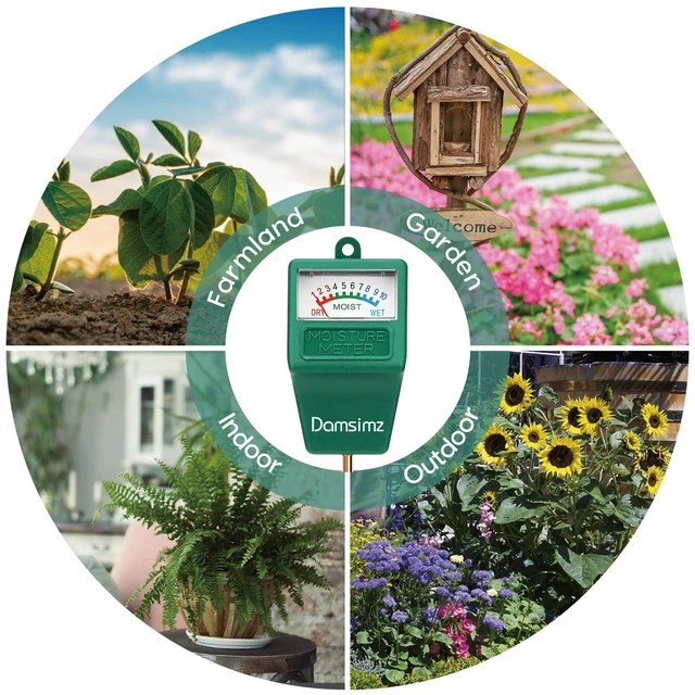 Alt view image 7 of 7 - Soil Moisture Meter for Plants, Plant Water Meter, Soil Tester | Plant Moisture Meter for Houseplants, Prevent Over & Underwatering, No Battery Needed, Hydrometer for Indoor & Outdoor Plants
