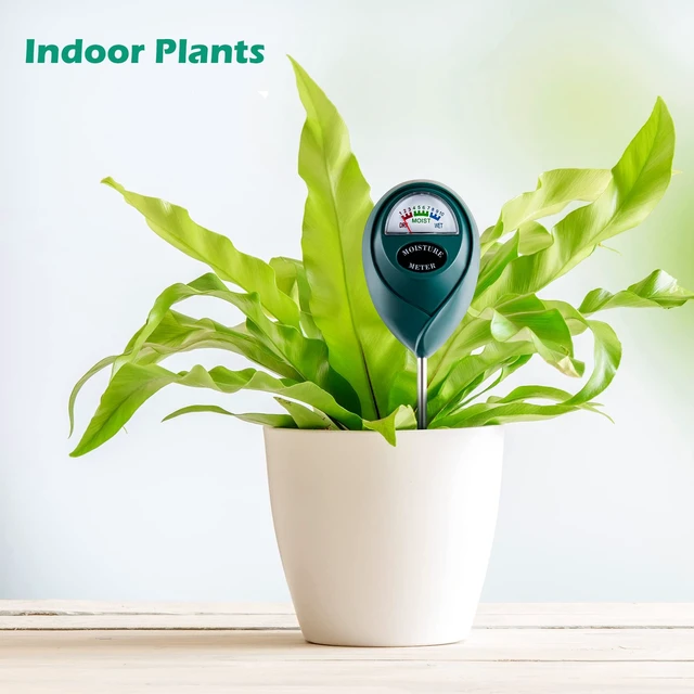Alt view image 3 of 6 - 2 Pack Soil Moisture Meter for House Plants, Plant Water Meter,Plant Moisture Meter for House Plants and Outdoor Plants, No Batteries Required