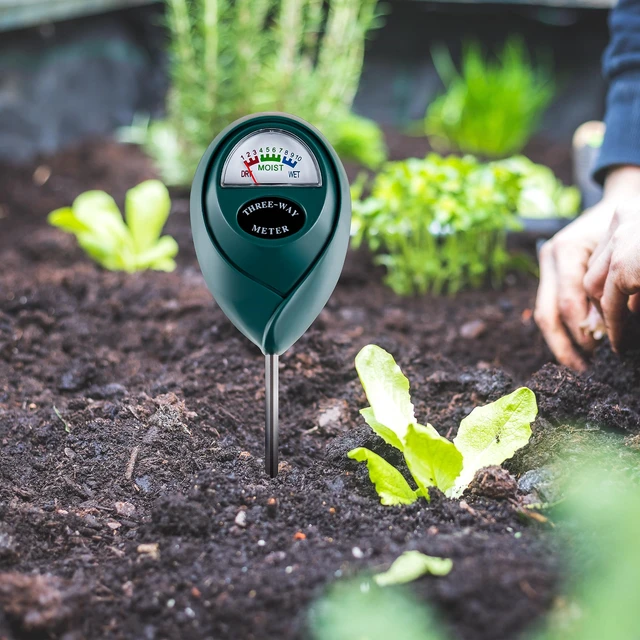Alt view image 2 of 6 - 2 Pack Soil Moisture Meter for House Plants, Plant Water Meter,Plant Moisture Meter for House Plants and Outdoor Plants, No Batteries Required
