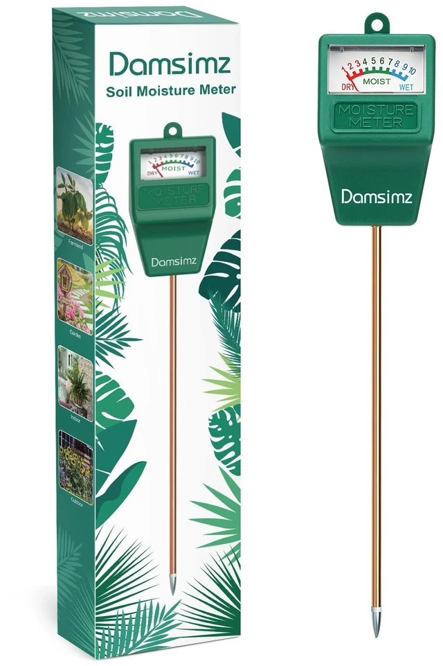 Main image of Soil Moisture Meter for Plants, Plant Water Meter, Soil Tester | Plant Moisture Meter for Houseplants, Prevent Over & Underwatering, No Battery Needed, Hydrometer for Indoor & Outdoor Plants