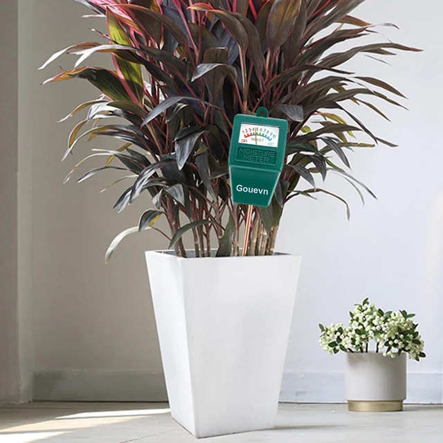 Alt view image 4 of 7 - Long Probe Soil Moisture Meter for Plants, Plant Moisture Meter for House Plants, Plant Water Meter for Indoor & Outdoor Large Potted Plants, Hygrometer Gardening Gifts - No Battery Needed