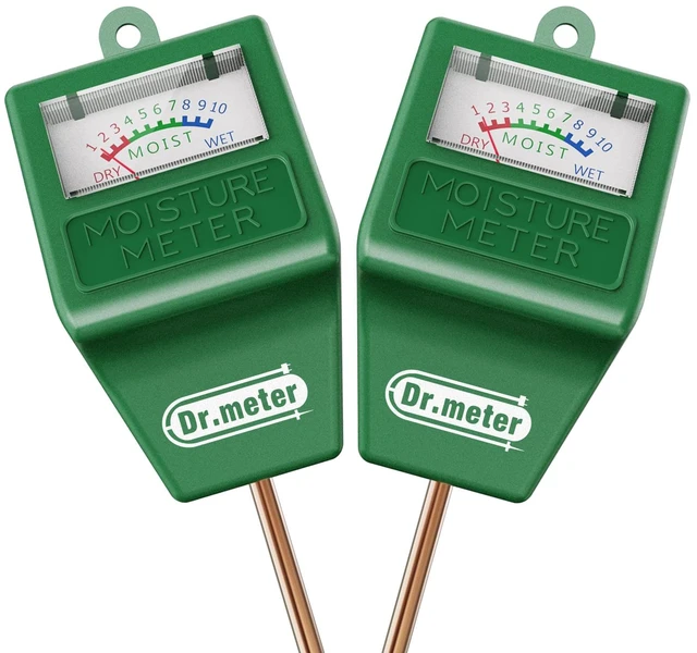 Main image of 2 Packs Soil Moisture Meter Tester for Plants Indoor & Outdoor Use | Soil Tester Hygrometer Sensor for Houseplants, Garden Lawn Farm, Plant Water Meter, No Battery Needed, Gardening Gifts