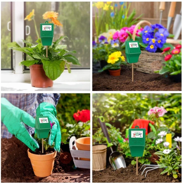 Alt view image 4 of 7 - Soil Moisture Meter,Plant Hygrometer Moisture Sensor Plant Water Monitor for Potted Plants,Garden,Farm, Lawn(No Battery Needed)