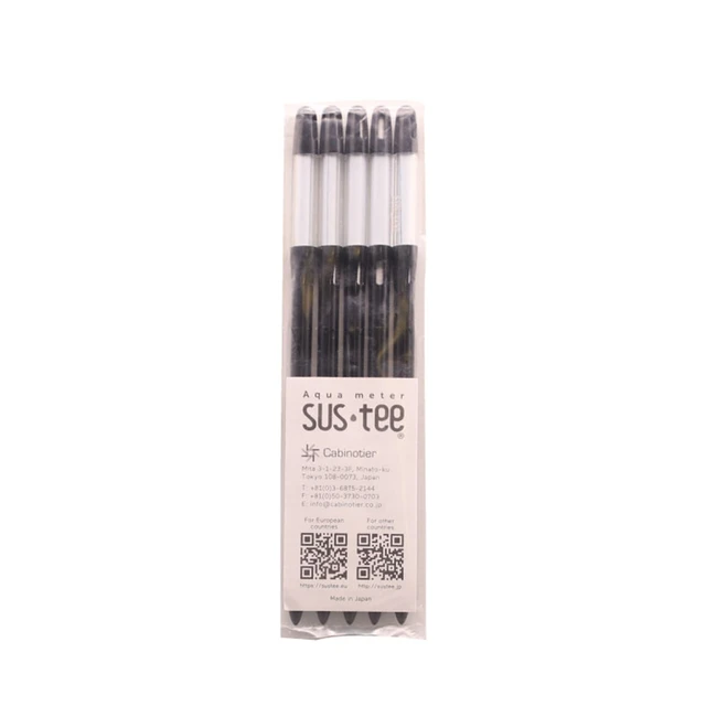 Alt view image 2 of 7 - Aquameter - Medium - Black - Bundle of 5 - Leave-in Soil Moisture Meter for Potted Plants - Plant Water Sensor - Refillable