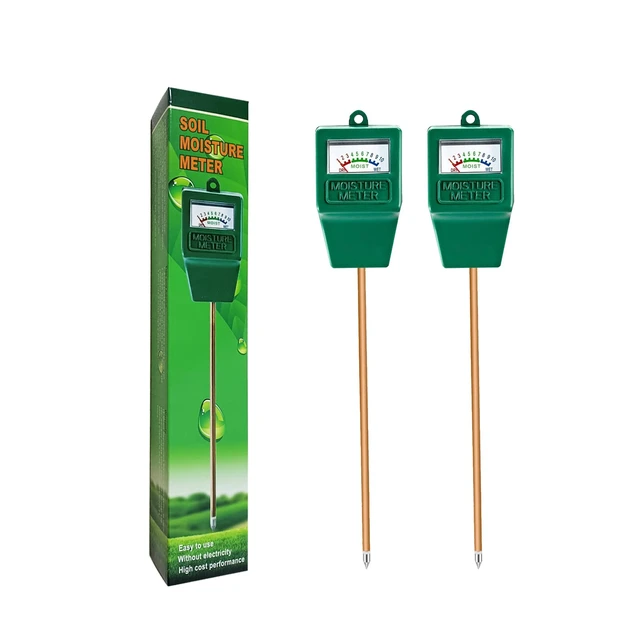 Alt view image 7 of 7 - Soil Moisture Meter,2 Pack Plant Hygrometer Moisture Sensor Plant Water Monitor for Potted Plants,Garden,Farm, Lawn(No Battery Needed)