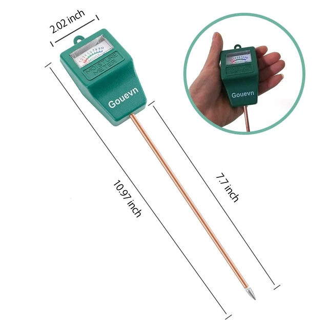 Alt view image 6 of 7 - Soil Moisture Meter for Plants, Plant Water Meter Indoor Outdoor | No Battery Required, Instant Moisture Check, Soil Tester, Plant Moisture Meter, Houseplants, Potted Plants, Garden,Plant Care