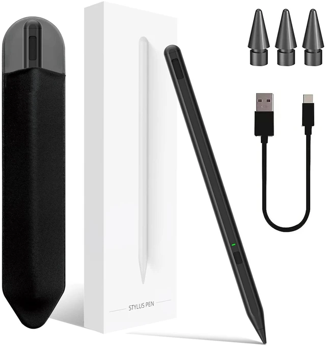 Main image of Stylus Pen for iPad 11th&10th Generation, Pen with Pencil Holder,Palm Rejection,for Air11&13"(M2/M3), Pad Pro 11"&13"(M4),iPad 6-11th,iPad Pro 11"/12.9 ", iPad Air 3/4/5,Mini 5/6