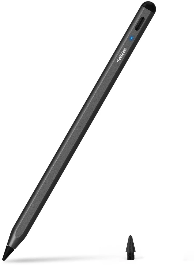 Main image of Pencil A8 for Apple iPad 2018-2026, (2X Faster Charge),Palm Rejection, Pixel Precision, Stylus Pen for iPad 11/10/9/8/7/6th Gen, Pro 12.9/11/13-inch M4, Air 3/4/5/M2/M3, Mini 5/6th, Black