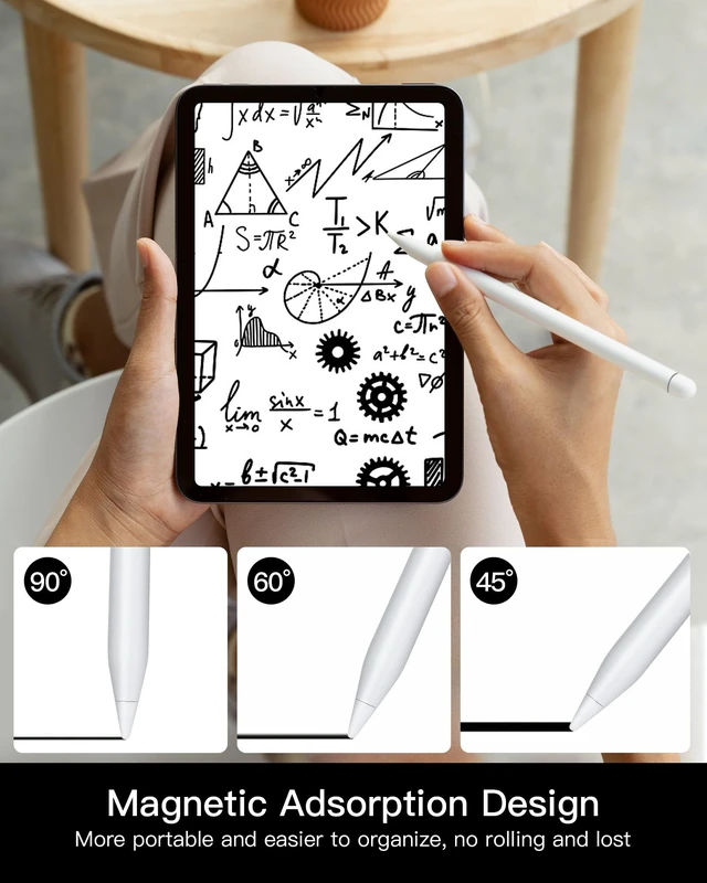Alt view image 4 of 7 - Stylus Pencil 1st Generation for iPad 9th&10th Generation with Palm Rejection, Tilt Sensitivity, Stylus Pen Compatible with iPad Pro 11/12.9, iPad 10/9/8/7/6, iPad mini 5/6, iPad Air 3/4/5