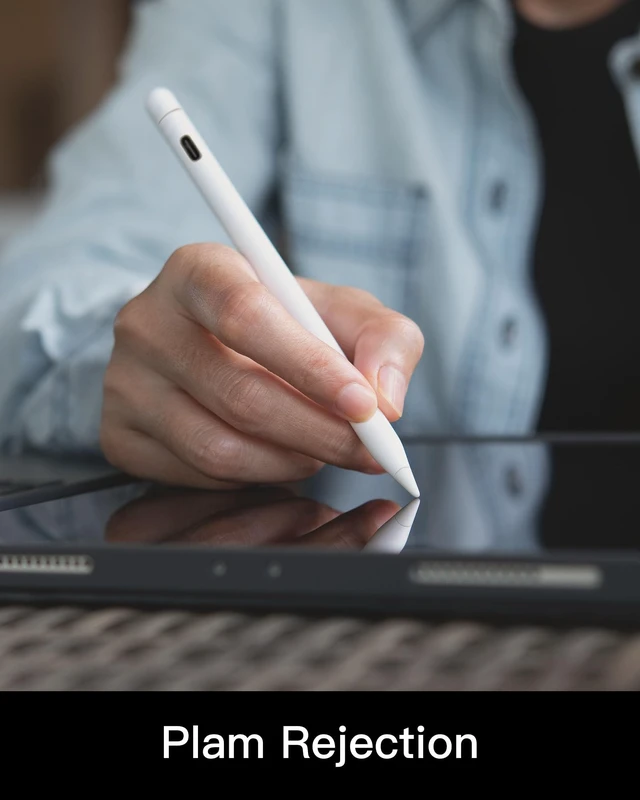 Alt view image 7 of 7 - Stylus Pencil 1st Generation for iPad 9th&10th Generation with Palm Rejection, Tilt Sensitivity, Stylus Pen Compatible with iPad Pro 11/12.9, iPad 10/9/8/7/6, iPad mini 5/6, iPad Air 3/4/5