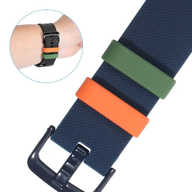 Alt view image 4 of 7 - 10 Pcs Watch Band Holder Loop Multi-Color Smart Watch Security Bands Fastener Rings Replacement Watches Strap Holder Universal Fit Watchband Loops-20mm