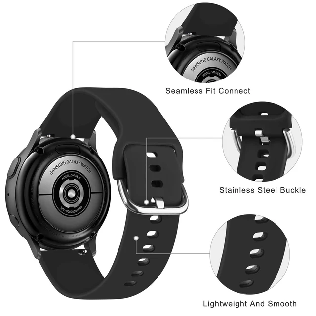 Alt view image 2 of 7 - Bands for Amazfit Bip 3 / Bip 3 Pro Band Women Men, Amazfit Bip U Pro / Bip / Bip Lite / Bip S / Bip S lite / Bip U, 20mm Quick Release Soft Silicone Replacement Strap for Amazfit GTR mini /