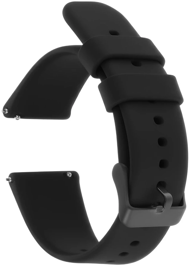 Main image of Watch Strap Quick Release Waterproof Soft Replacement Strap Sport Slim Watches Bands Durable Wristbands Silicone Watch Bands for Men Women Compatible with Smart Sport Watches