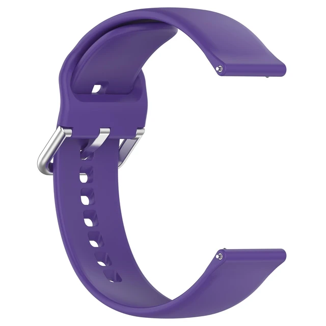 Alt view image 2 of 2 - Smart Watch IDW19 Replacement 22mm Band Compatible with TOOBUR,TEMINICE,Konitee,Faweio,Gydom IDW19 (Purple)
