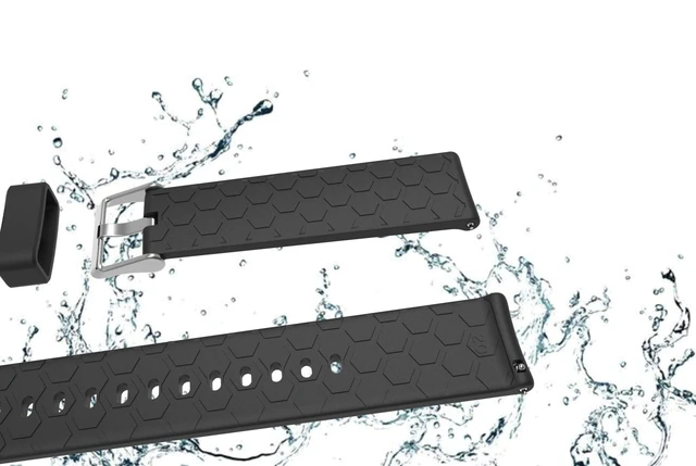 Alt view image 4 of 7 - 6pack Bands Compatible with IP67 Waterproof Sports Tracker Watch Replacement Soft Straps Silicone Watch Band Strap with Quick Release Pins for IP67 Fitness Watch Activity Tracker (SixColors)