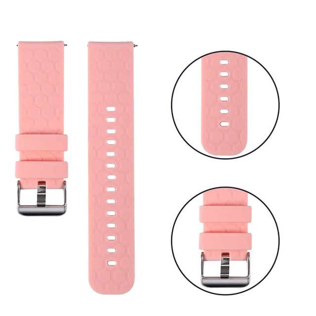 Alt view image 6 of 7 - 6pack Bands Compatible with IP67 Waterproof Sports Tracker Watch Replacement Soft Straps Silicone Watch Band Strap with Quick Release Pins for IP67 Fitness Watch Activity Tracker (SixColors)