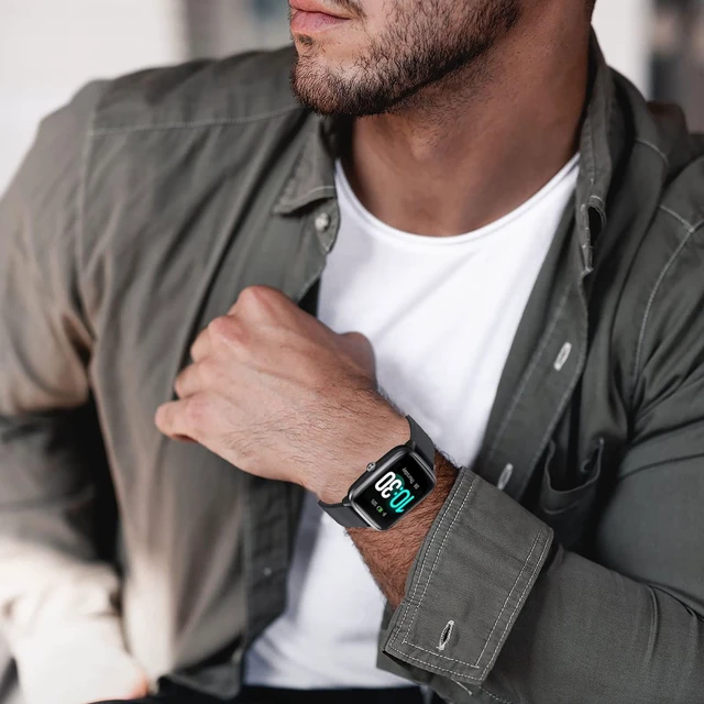 Alt view image 7 of 7 - 19mm Silicone Bands Compatible with Veryfitpro ID205L GRV FC1 | Quick Release Soft Strap for Veryfitpro ID205/ID205L/ID205S Hama 4900/5910 for Yamay Fitness Willful Popglory Blackview